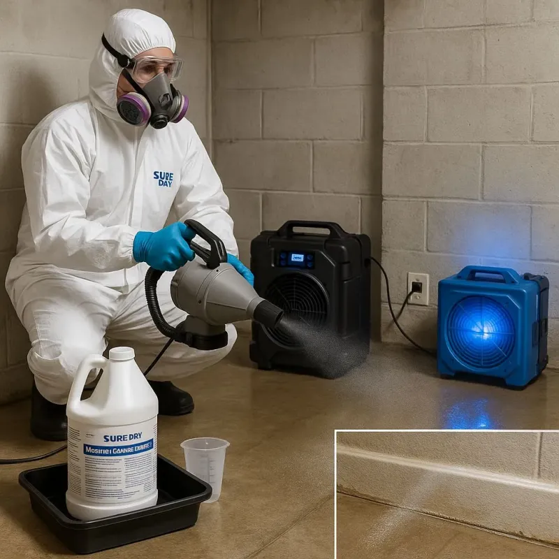 Sanitization and Odor Removal process in Farmersville, OH