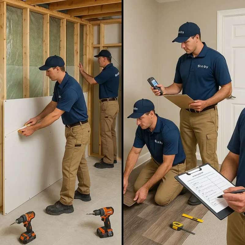 Repairs and Reconstruction process in Farmersville, OH